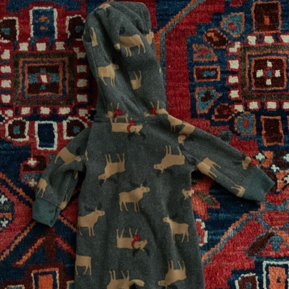 Carter’s Just One You Hooded Zip Up Jumpsuit NB - Picture 1 of 5